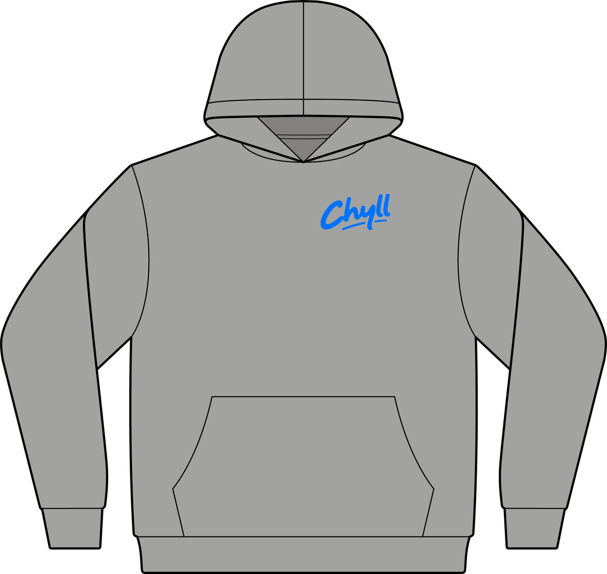 Chyll Sweatshirt - Dark Blue Logo