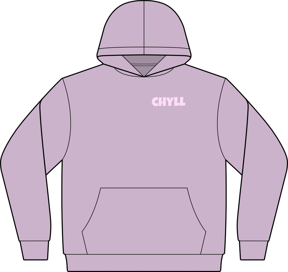 Chyll Sweatshirt - Light Pink Logo
