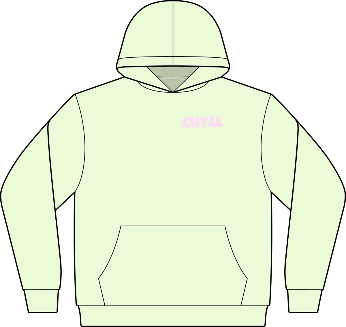 Chyll Sweatshirt - Light Pink Logo
